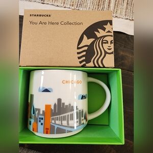 RETIRED NEW Starbucks YOU ARE HERE Series Chicago Mug 14oz